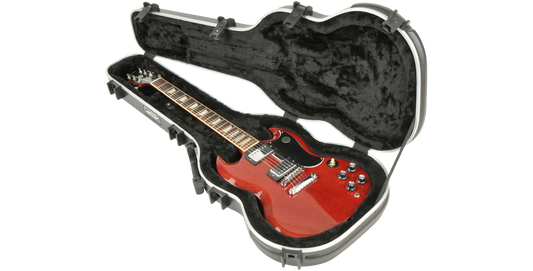 Durable SG Guitar Case - Secure Protection | Fits SG, Viper with contoured interior for electric guitars. Ideal for Gibson and Epiphone models.