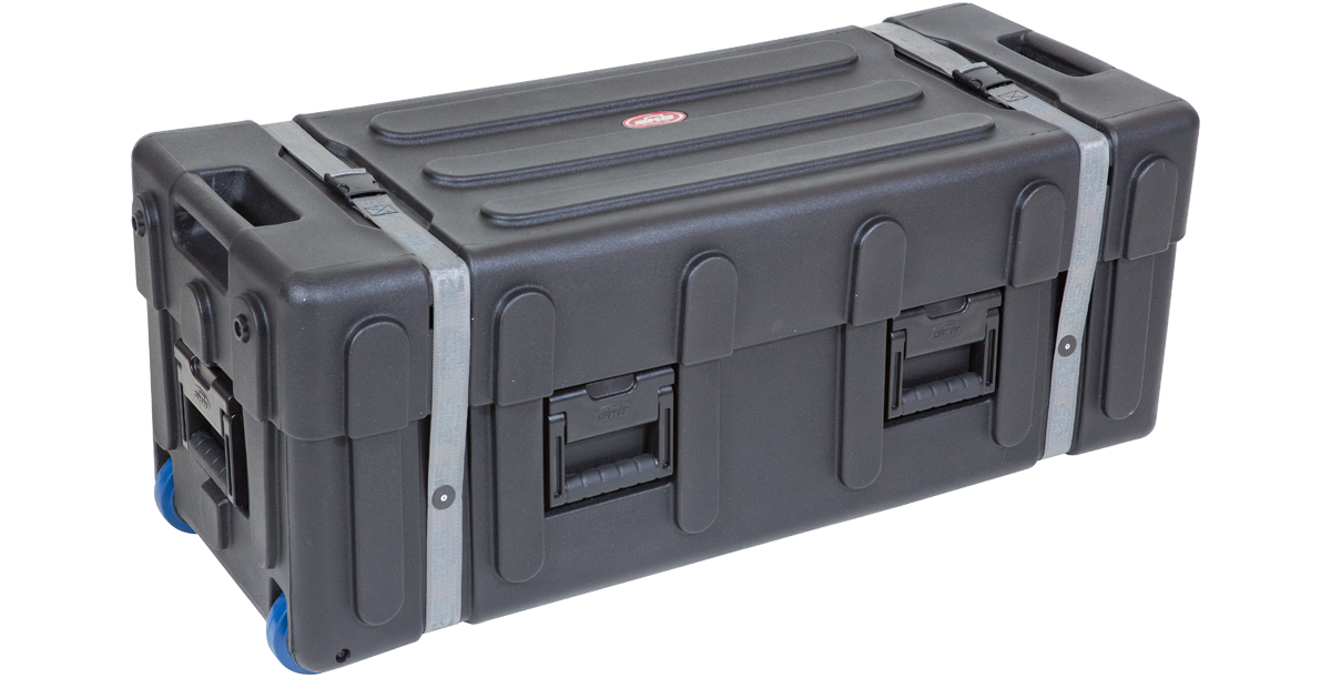 Large Drum Hardware Case with Wheels