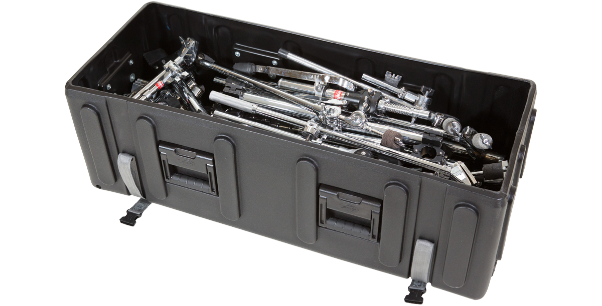 Large Drum Hardware Case with Wheels