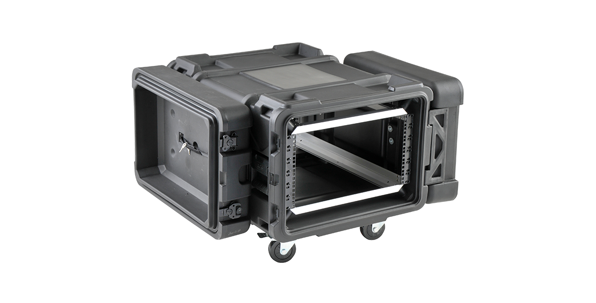 6U 28-inch Deep rSeries Shock Rack - 28 inch shock rack