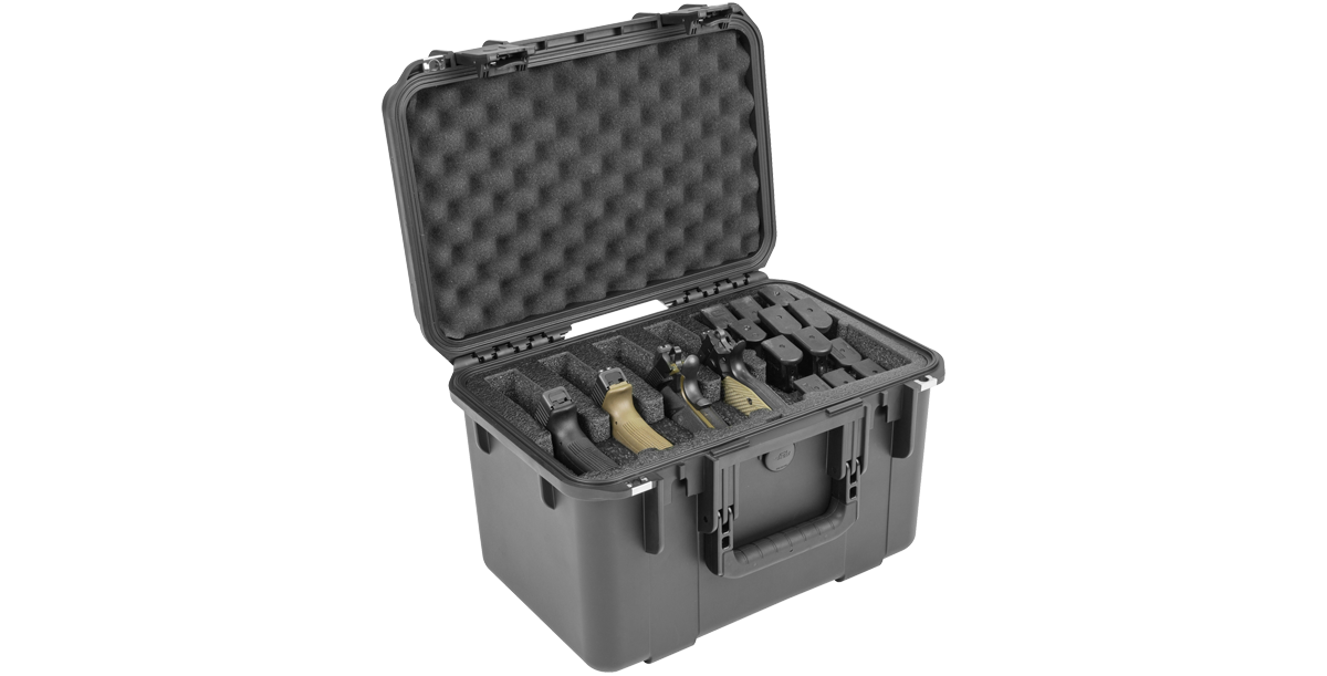 Handgun Case for Four - Waterproof and Durable | SKB iSeries – SKB