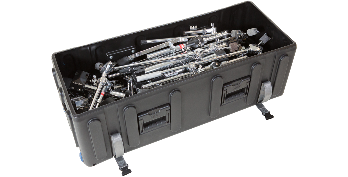 Large Drum Hardware Case with Wheels