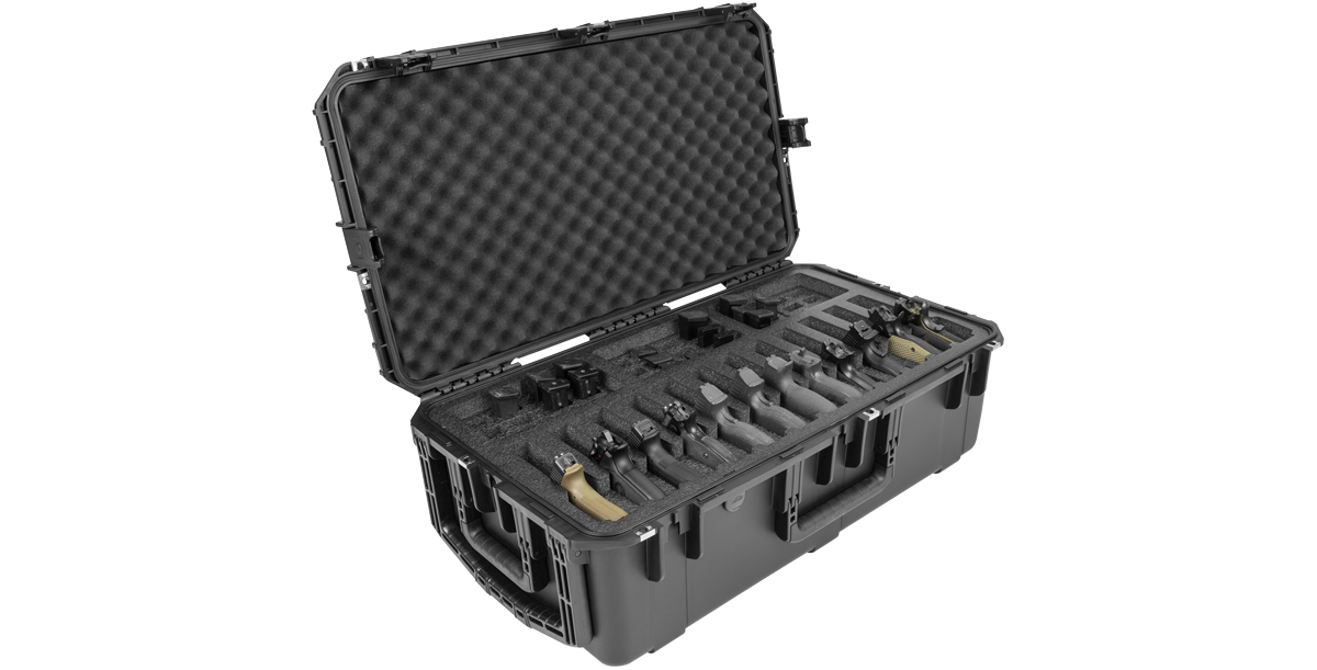 Waterproof Handgun Case - iSeries 3016-10 | 12 Guns Capacity – SKB