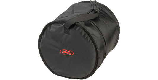 Side view of 12x14 Tom Drum Gig Bag showing ergonomic handle and reinforced stitching, designed for safe and easy drum carrying.