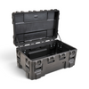 SKB Cases rSeries 4024-18 black roto-molded LLDPE military-standard equipment case with open lid