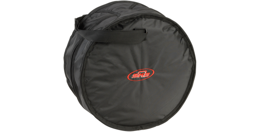 Snare Drum Gig Bag 5.5 x 14 featuring dual zippers and padded interior, designed for secure transport of snare drums in accessory kits.