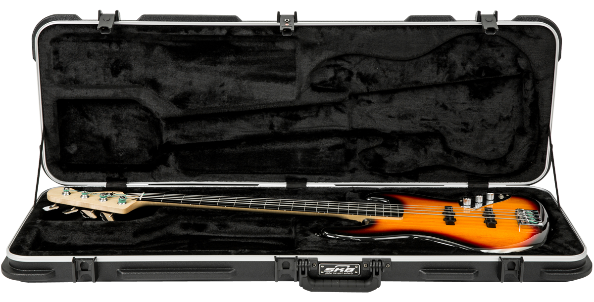 Electric Bass Case - Universal Fit | TSA Latches, Plush Lining
