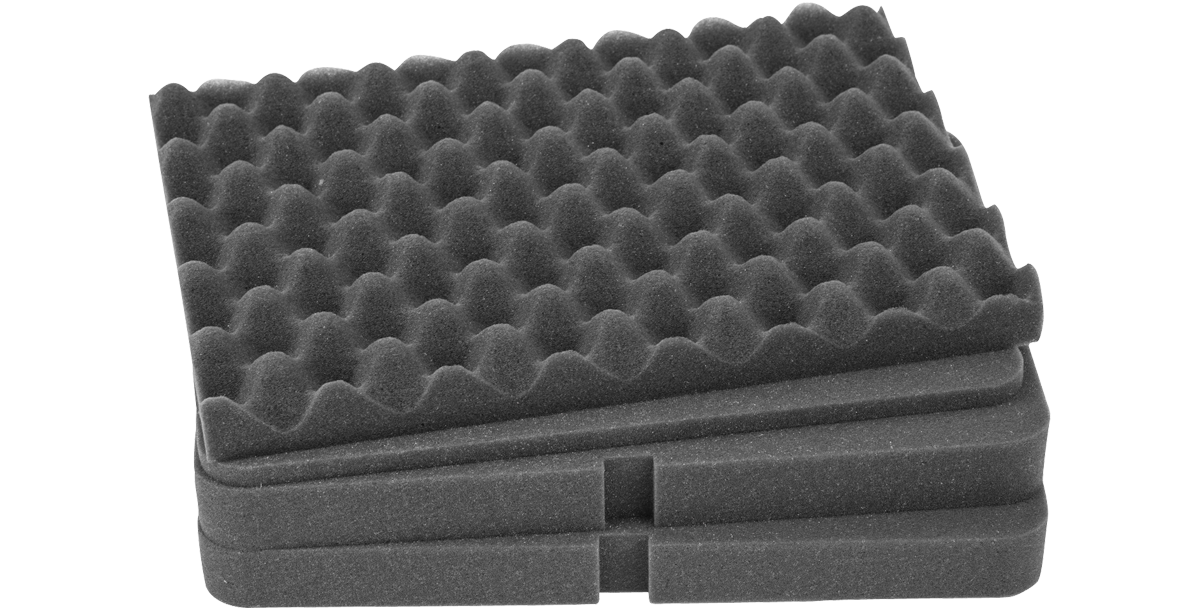 Replacement Cubed Foam 3i-1510-4 custom fit insert for single-lid cases. Ideal accessory for protecting gear in 3i-1510-4 model cases.