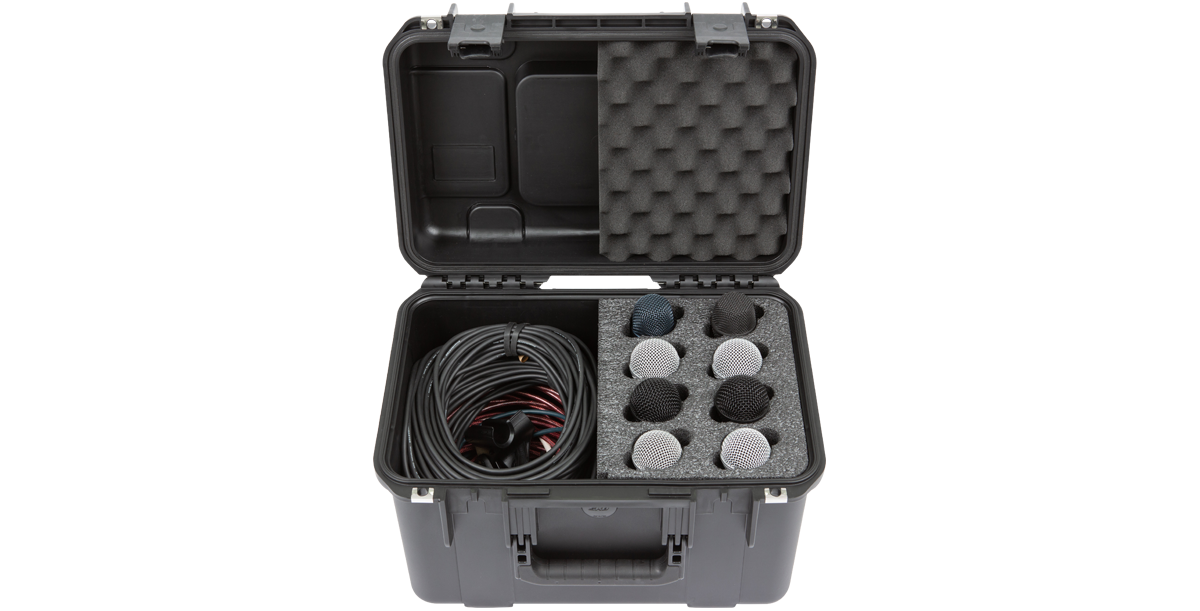 iSeries 8-Mic Case - Microphone Storage | Waterproof, Durable