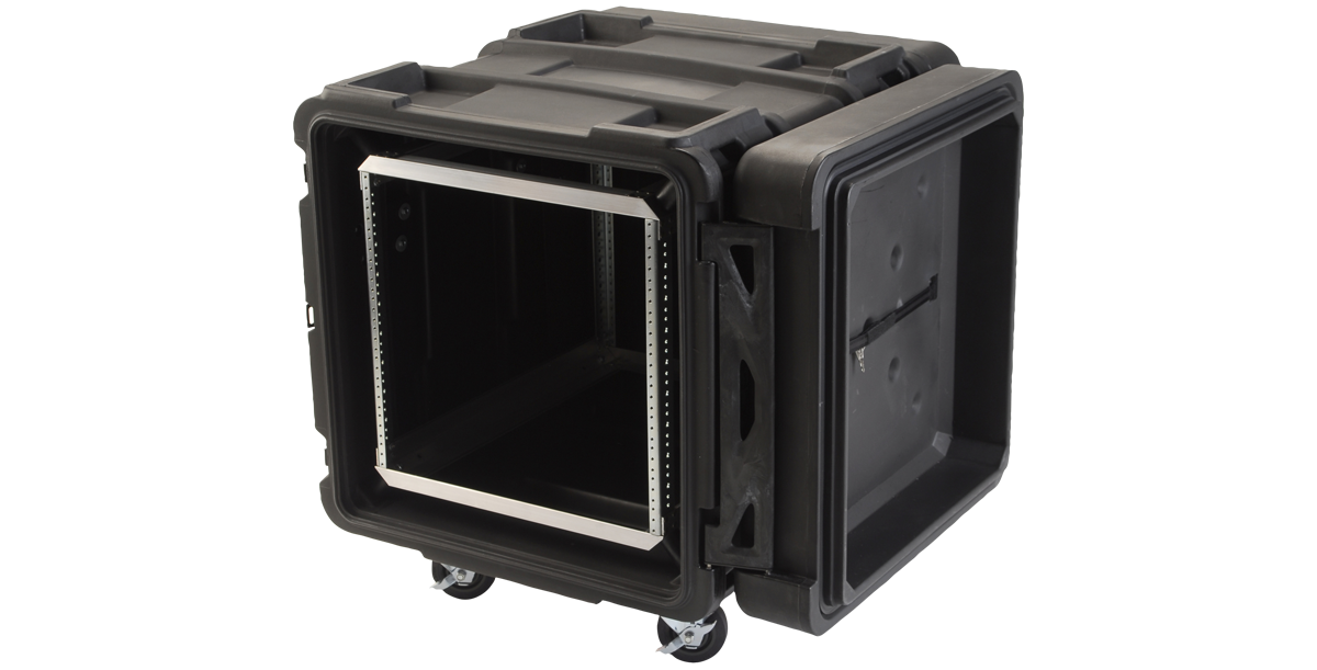 SKB 10U 24in Shock Rack | Deep Rack Protection