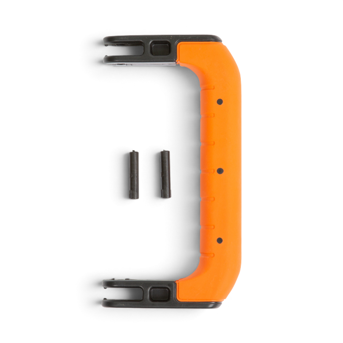 SKB Cases iSeries HD80 medium orange replacement handle with two black mounting pins for equipment cases