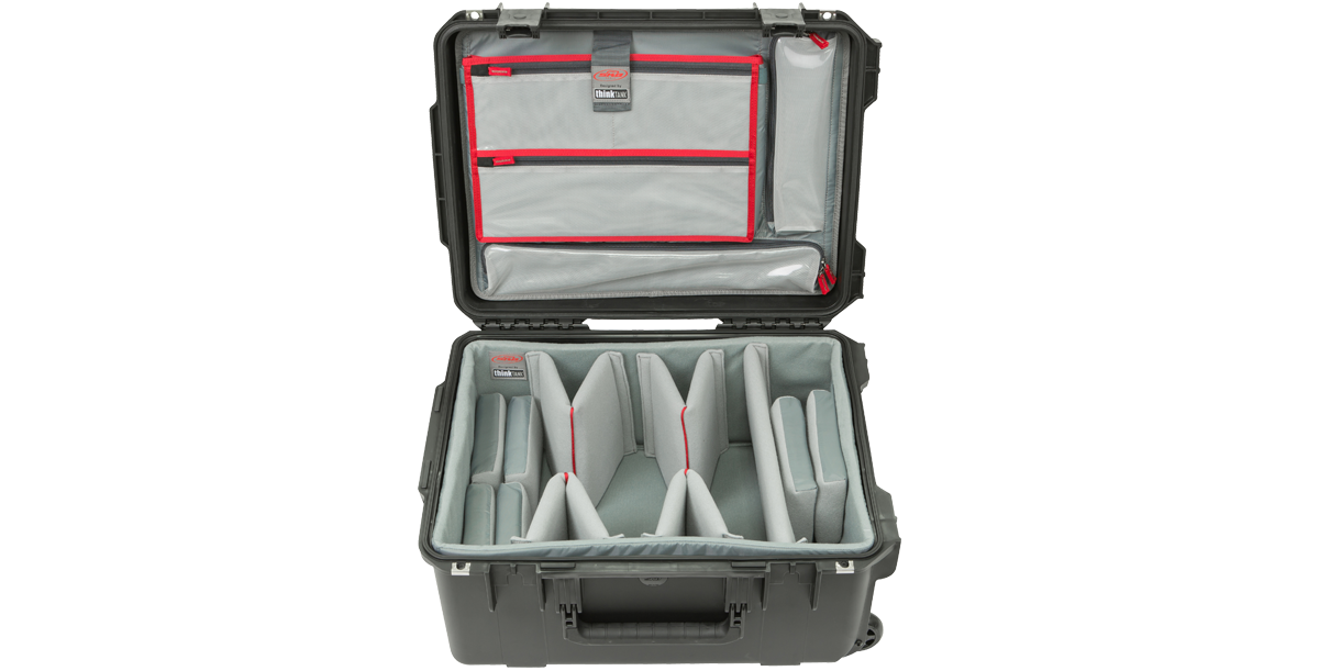 iSeries 2015-10 Case - Waterproof Case with padded dividers and lid organizer, perfect for organizing photo and vacuum accessory kits.