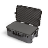 SKB Cases iSeries 2615-10 waterproof hard case in black with wheels, open lid, and protective foam interior.