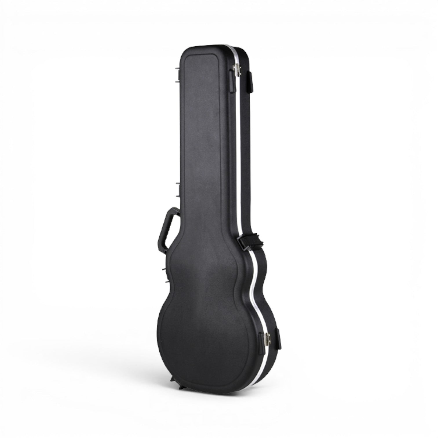 Side profile of the Les Paul® Guitar Case with TSA Locks, designed for travel-ready durability and a perfect Les Paul guitar fit.