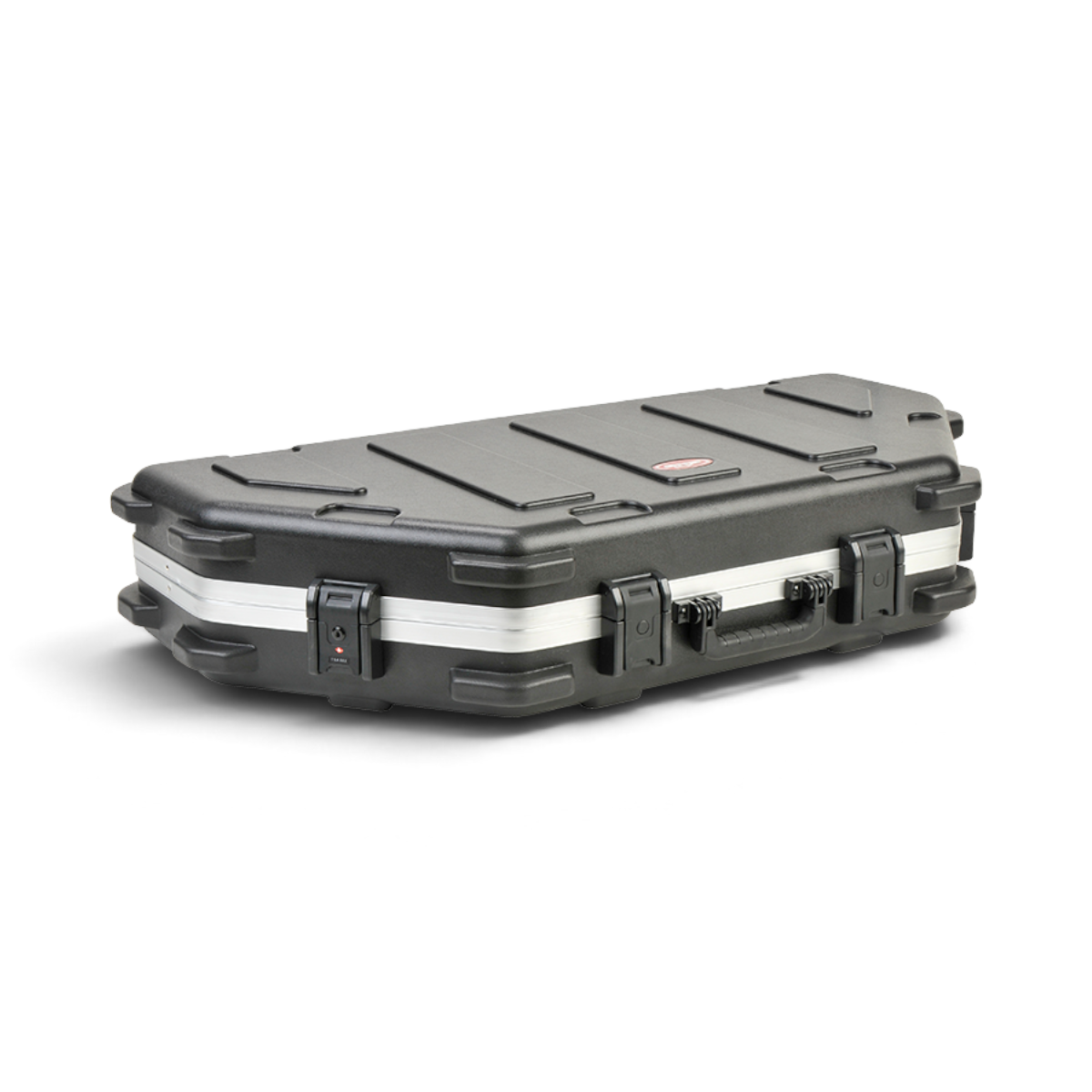 SKB Cases ATA parallel limb bow case in black with TSA-approved trigger latches and a durable protective shell.