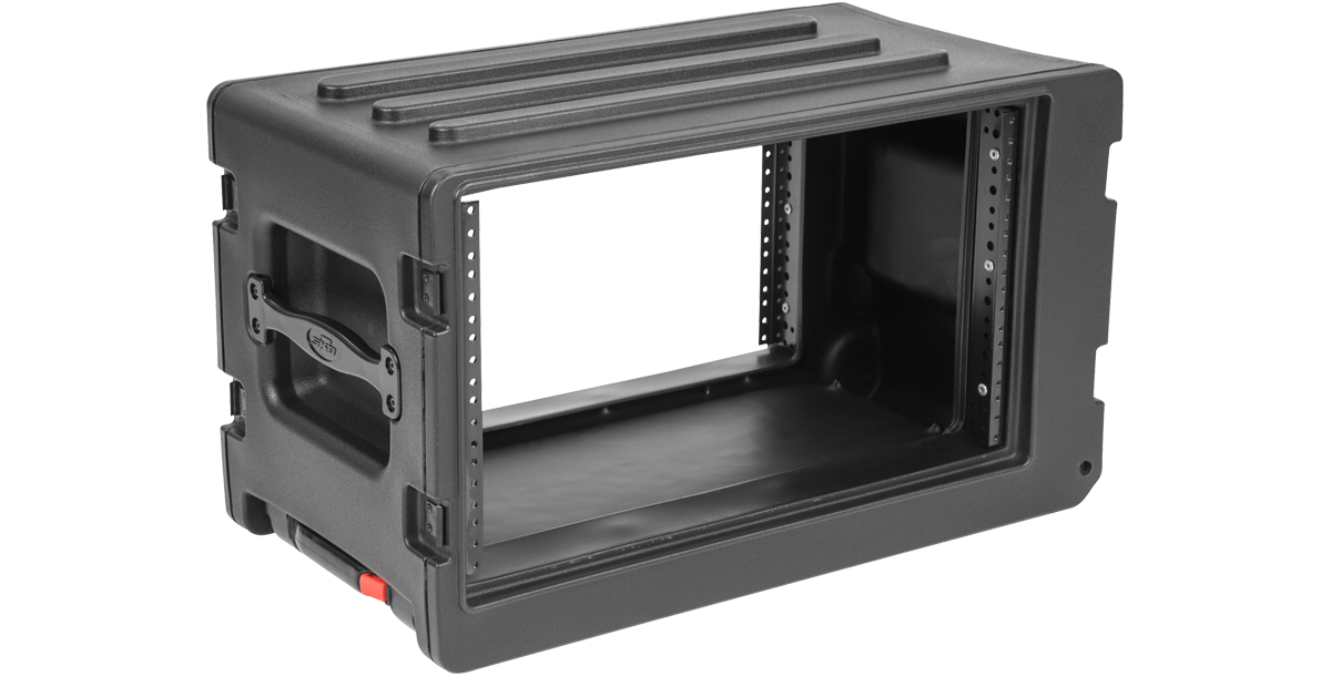 6U Rolling Rack - Shallow & Durable | Roto-molded, Stackable – SKB