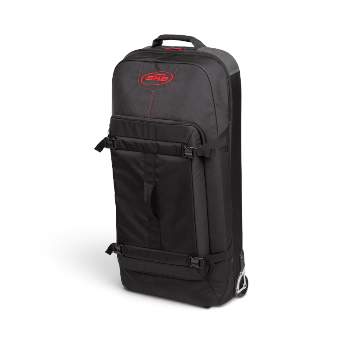 SKB Cases Bow Traveler black rolling gear bag with padded interior and adjustable exterior compression straps
