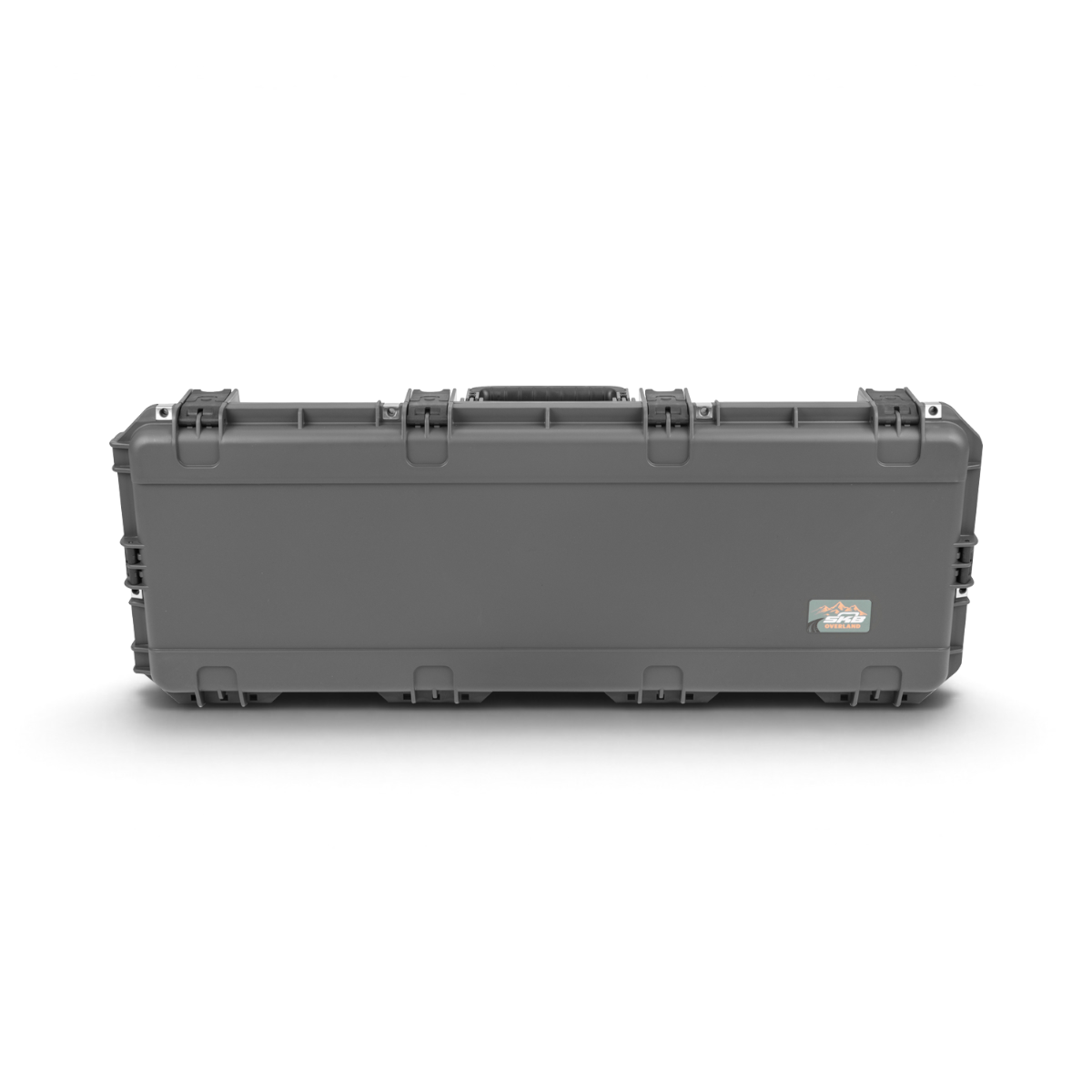 SKB Cases iSeries 4214-5 Overland waterproof storage case in charcoal grey with durable polypropylene construction.