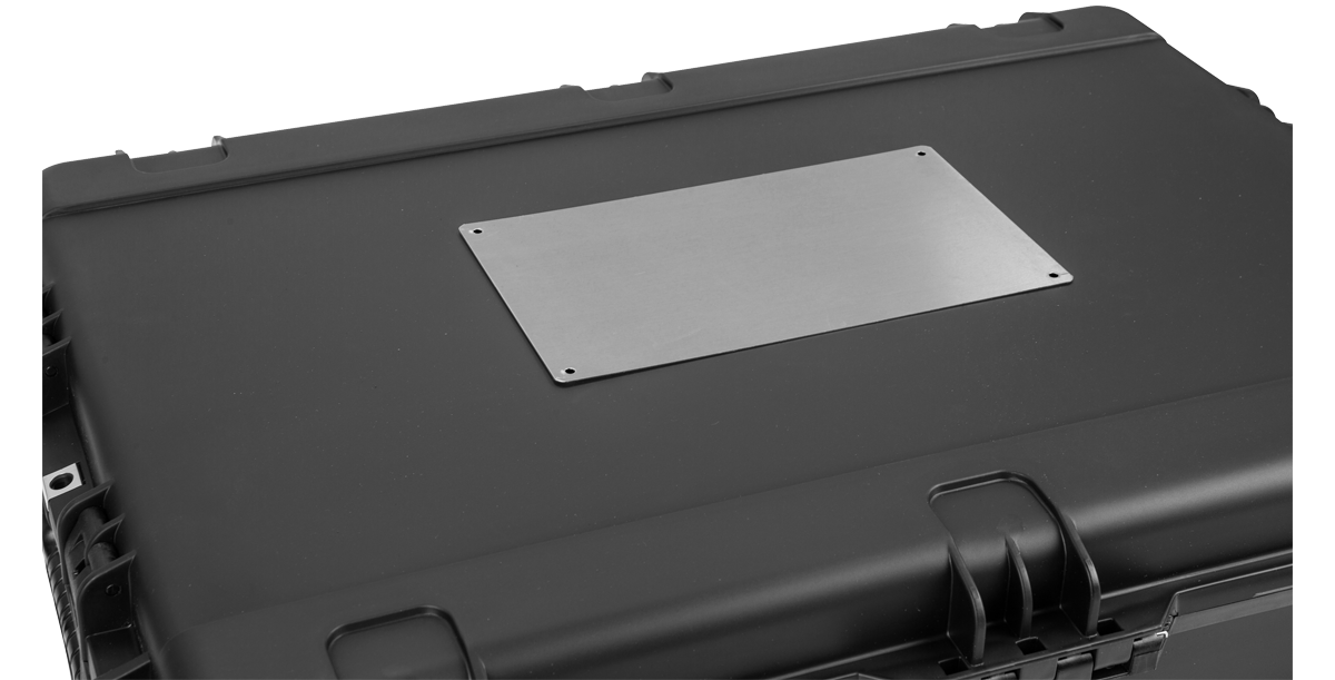 12" x 7" Shipping Label Plate with Adhesive Backing