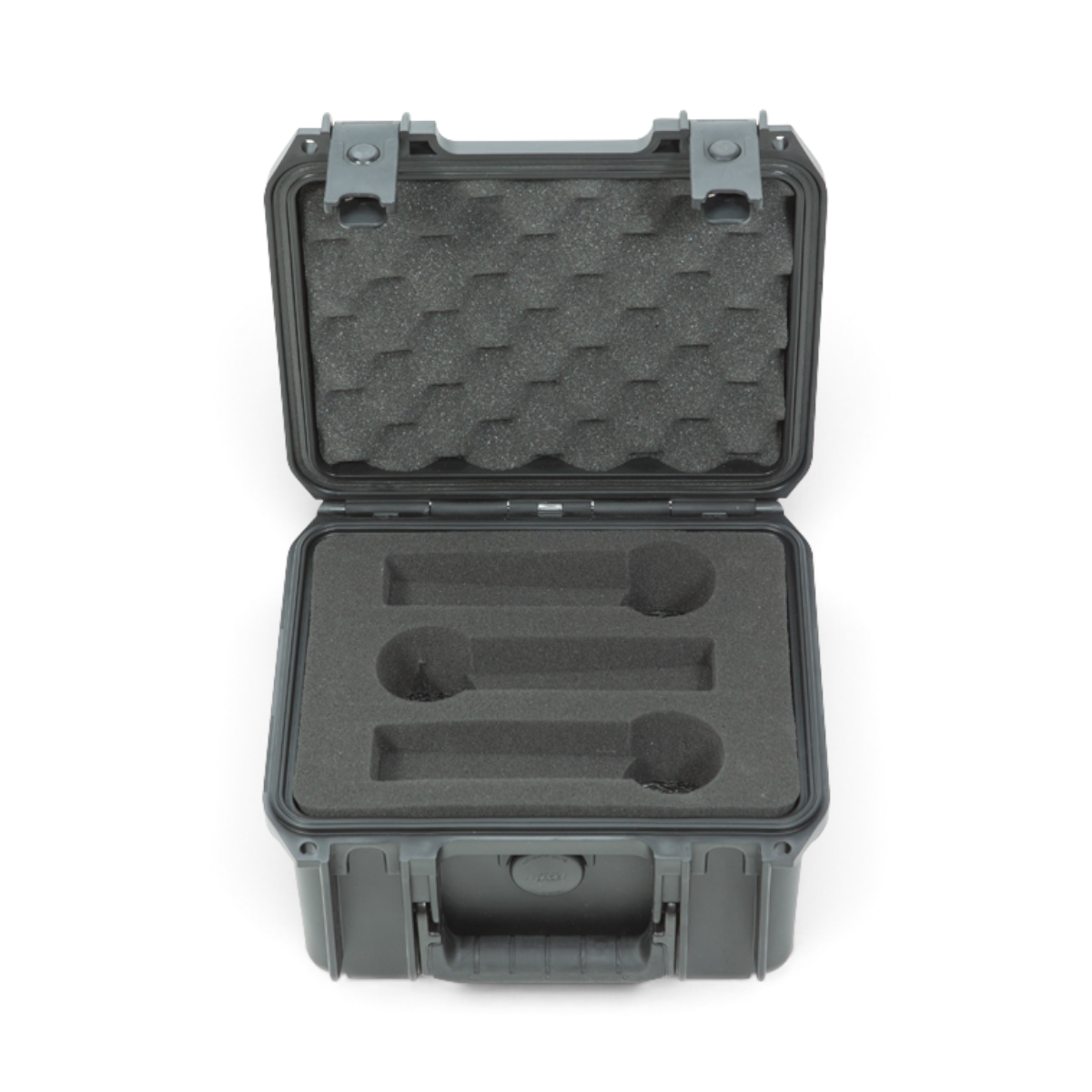 SKB Cases iSeries 0907-6 waterproof microphone case with custom foam interior for six microphones