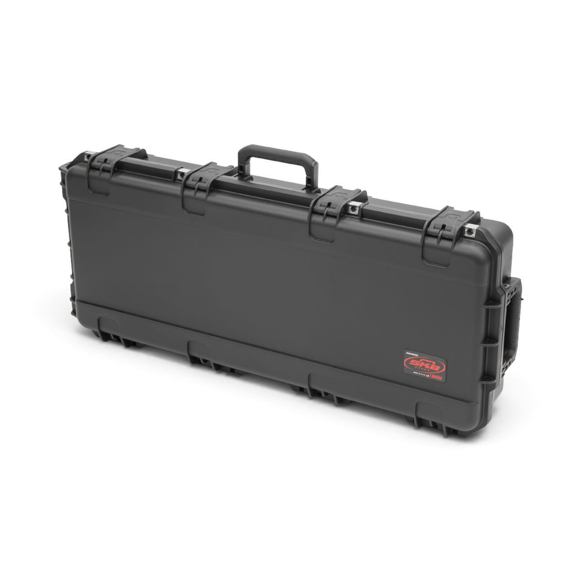 SKB Cases iSeries 3614-6 black waterproof injection molded parallel limb bow case with secure trigger latches.