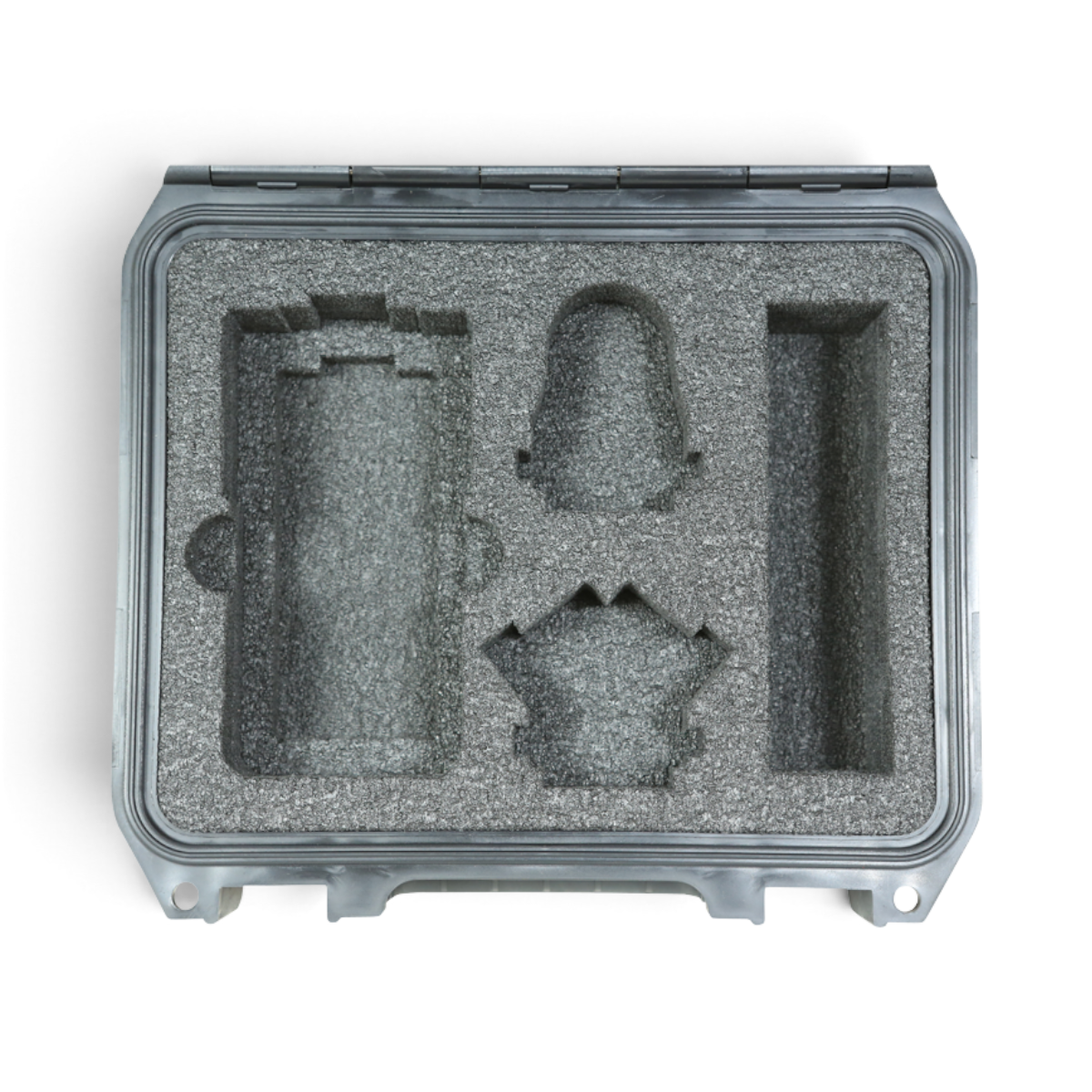 SKB Cases iSeries 0907-4 waterproof hard case with custom cut grey PE foam interior for Zoom H6 recorder accessories