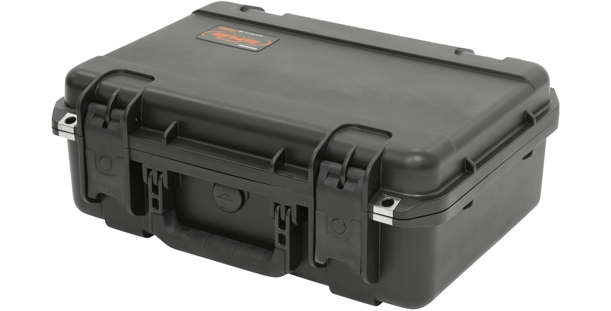 Side angle of closed iSeries 1711-6 Waterproof Case, showcasing reinforced corners and waterproof seal.
