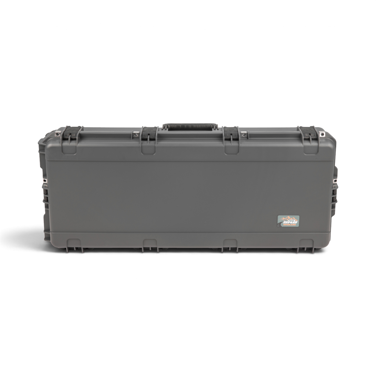 SKB Cases iSeries 4217-7 Overland waterproof storage case in charcoal grey with heavy-duty latches and carry handle.