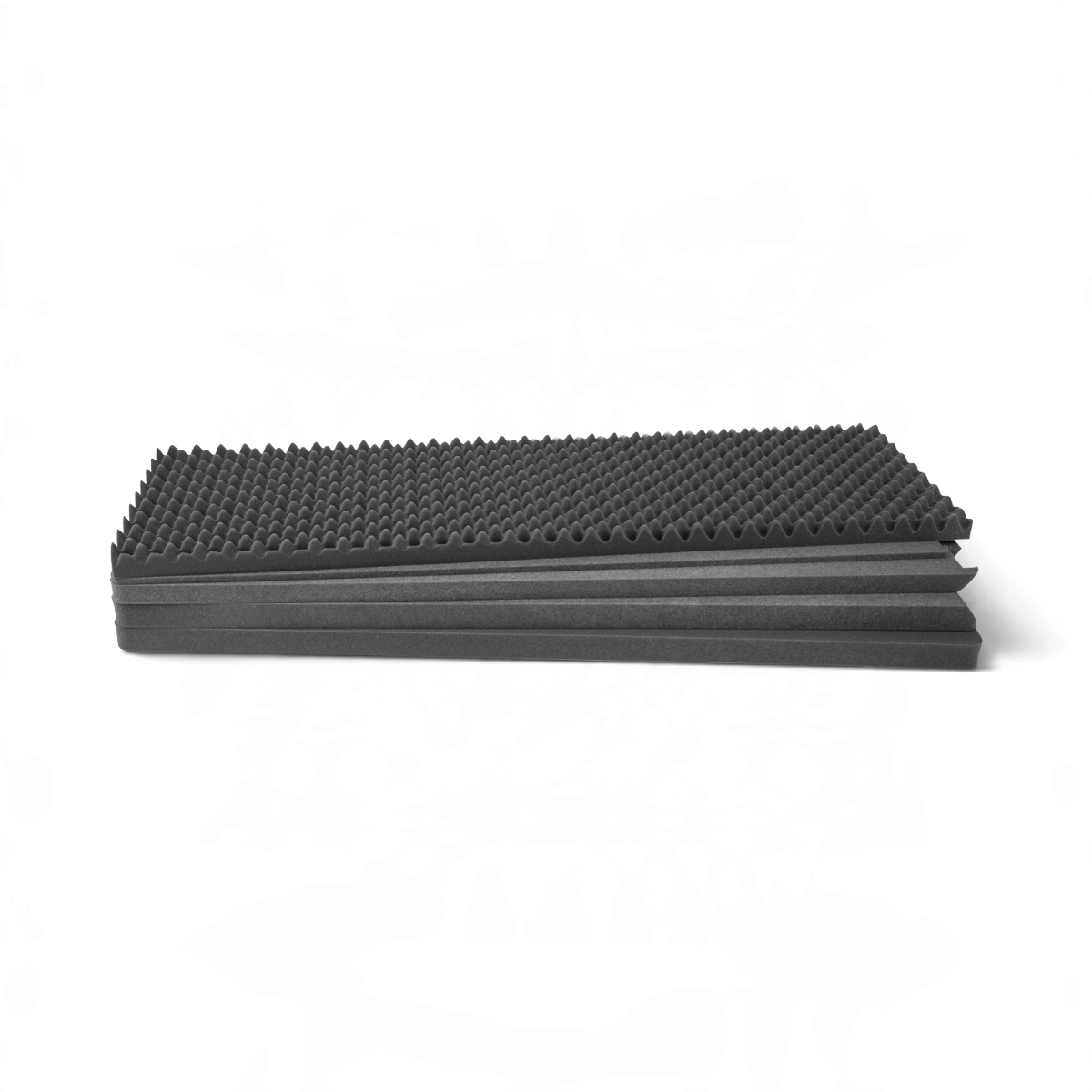 Durable layered foam insert for 3i-6018-8 case, designed for optimal protection and fit in vacuum accessory kits and single-lid case inserts.