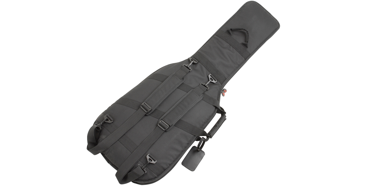 Electric Guitar Gig Bag - Perfect Fit for Solid Bodies with padded straps, side handle, and reinforced stitching for secure transport.