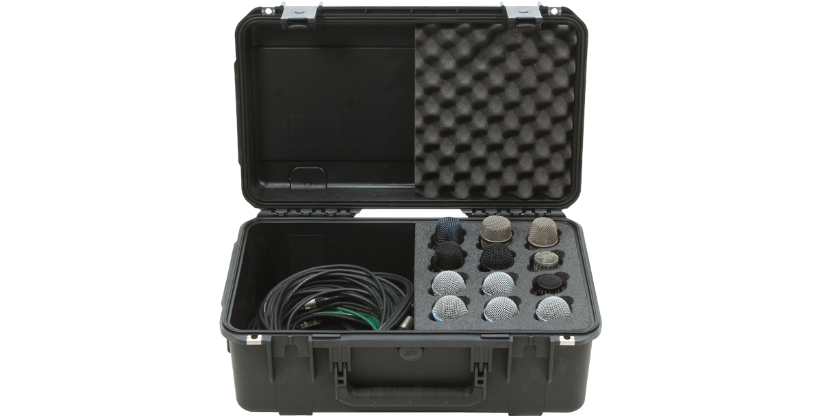 Microphone Case for 12 Mics - iSeries | Durable Waterproof Design