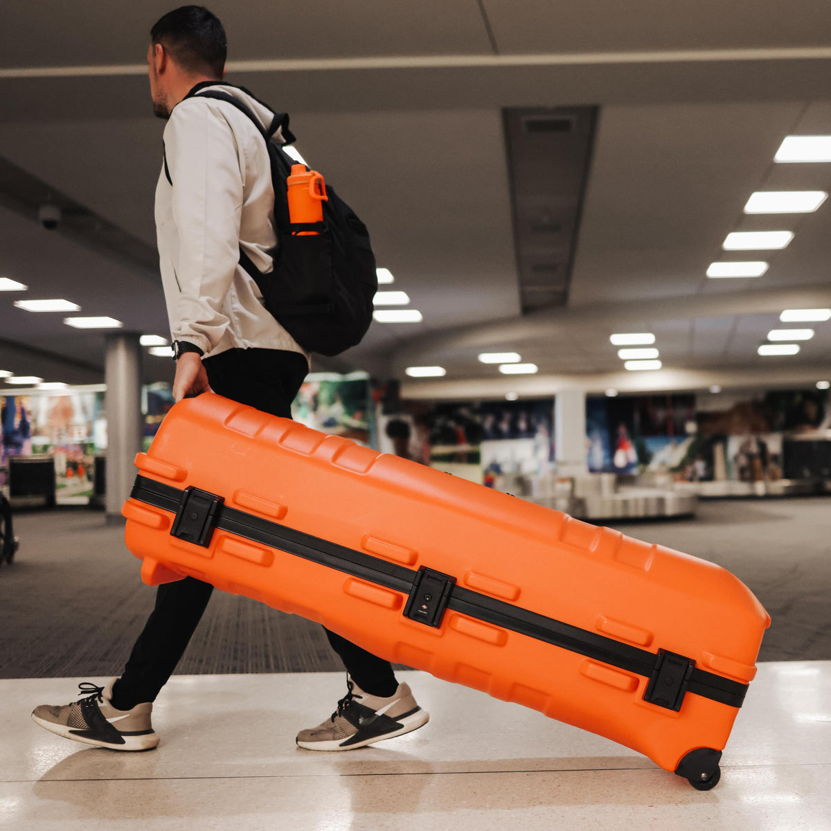 ATA Staff Pro XL Golf Travel Case, Orange