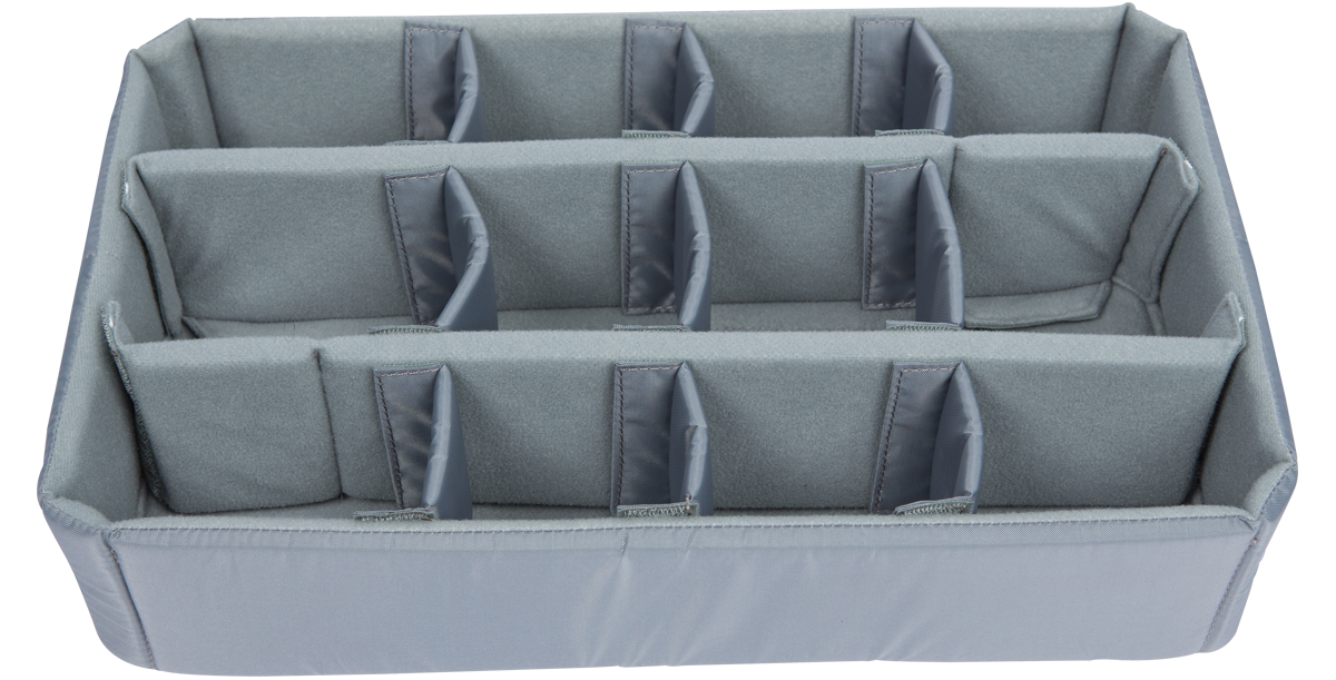 iSeries 1610-5 Divider Set with Think Tank Design featuring durable foam and Nylex-wrapped dividers for secure SKB case organization.