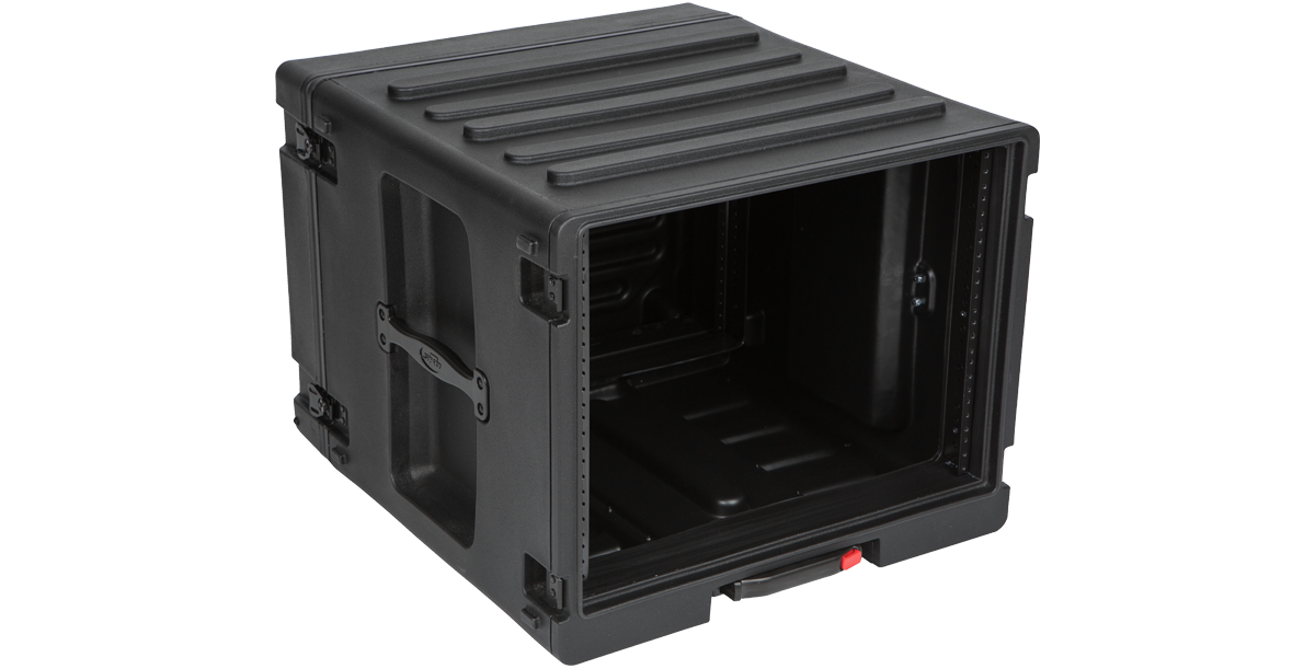 8U SKB Rolling Rack - Easy Transport | Strong, Durable Roto-Molded