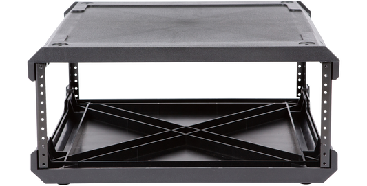 SKB 4U Injection Molded Rack Frame 20" Depth with durable modular design for flyRack systems. Ideal for quick-deploy pro audio setups.
