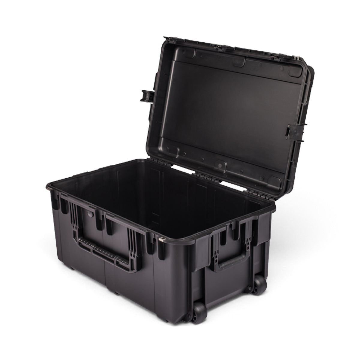 SKB Cases iSeries 2918-14 black waterproof injection molded hard case with wheels and open lid