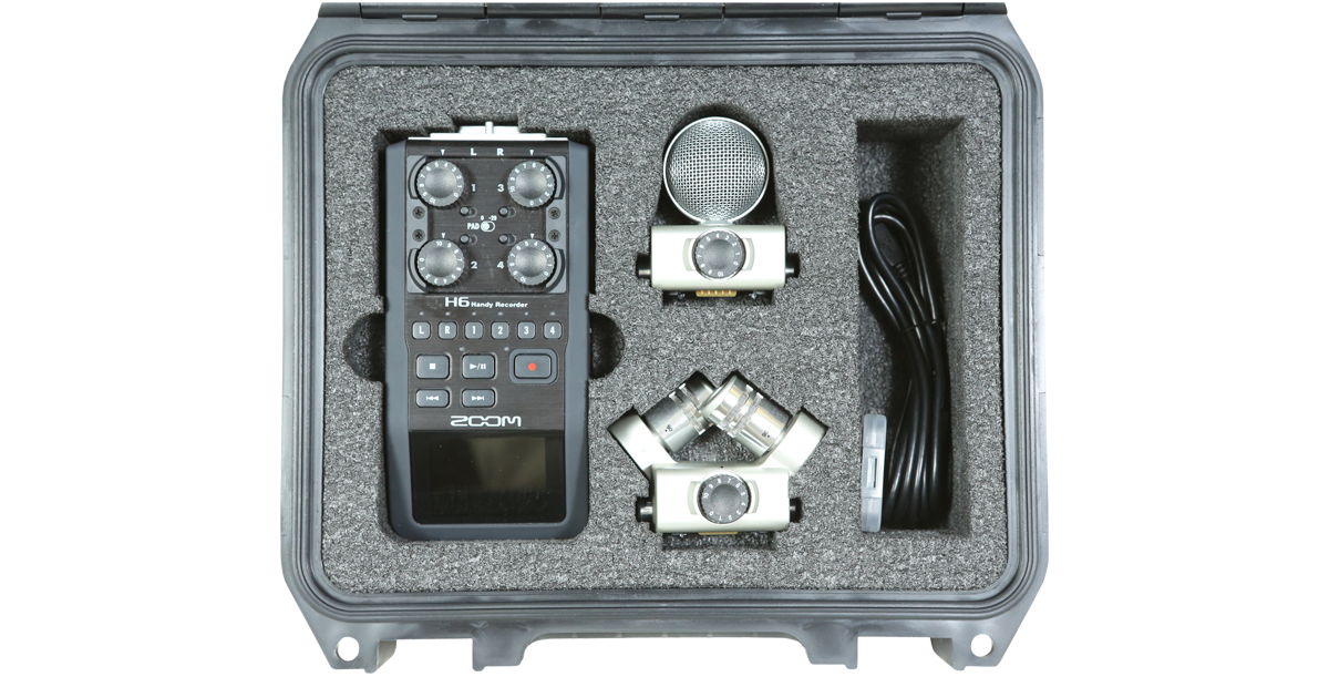 iSeries 0907-4 Case for Zoom H6 Recorder