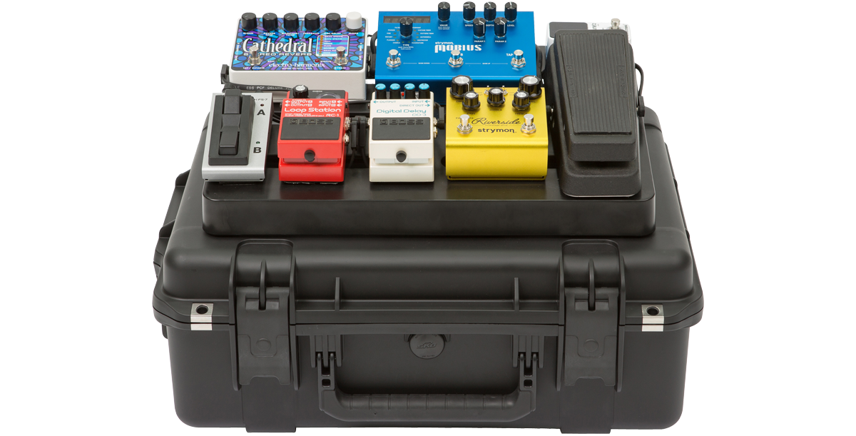 iSeries 2015-7 Case w/ 1SKB-PB1712 Pedalboard