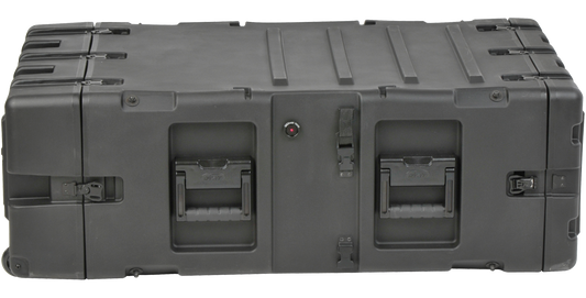 30-Inch RS Series Shock Rack with removable design, featuring dual front handles and a rugged, shockproof exterior for secure gear transport.