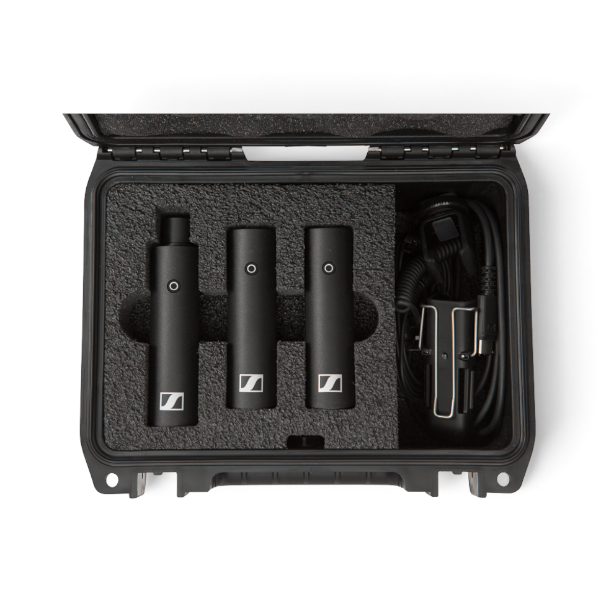 SKB Cases iSeries waterproof hard case with custom foam interior for Sennheiser XSW-D ENG wireless audio system