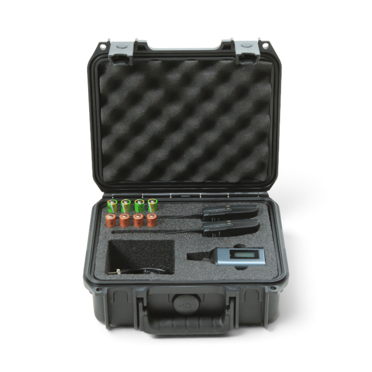 SKB Cases iSeries waterproof wireless microphone case with custom foam interior for Sennheiser EW system components