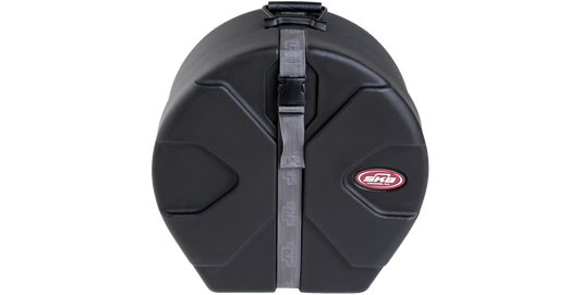 Front view of 6.5 x 14 Snare Case - Durable Drum Protection with secure buckle and molded feet for stability.