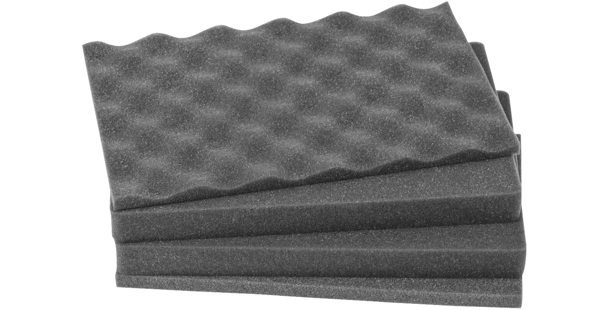 Replacement Foam 3i-1208-3 - Perfect Fit | Durable, Practical accessory kit with layered customizable foam inserts for single-lid protective cases.