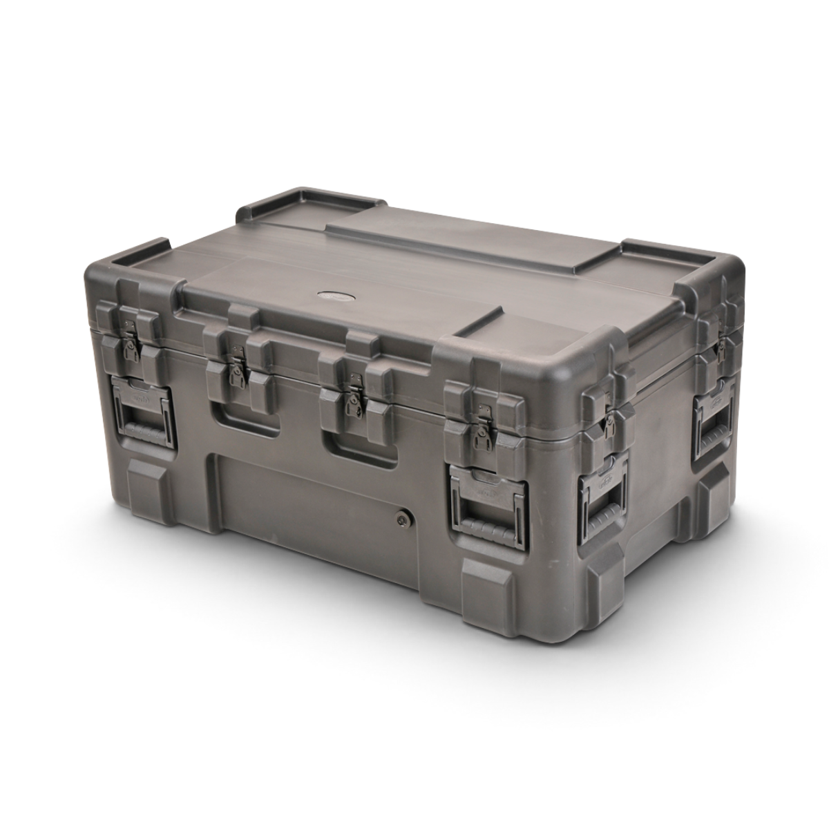 SKB Cases rSeries 4024-18 black roto-molded military-standard protective shipping case with stainless steel latches