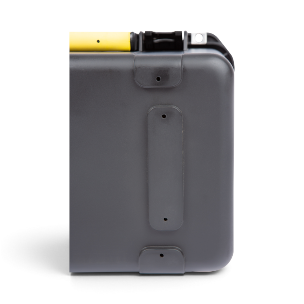 SKB Cases iSeries 1610-10 waterproof deep lure case in black with a yellow latch detail