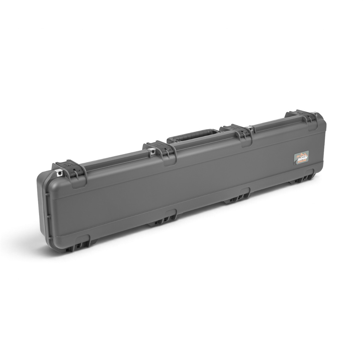 SKB Cases iSeries 4909-5 Overland waterproof hard case in charcoal grey with trigger latches and carry handle.