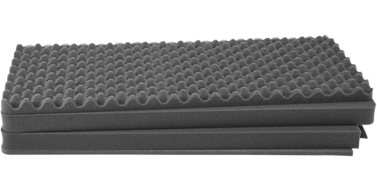 Durable Replacement Foam 3i-3614-6 for case inserts, featuring convoluted top layer and dense bottom layers for enhanced protection.