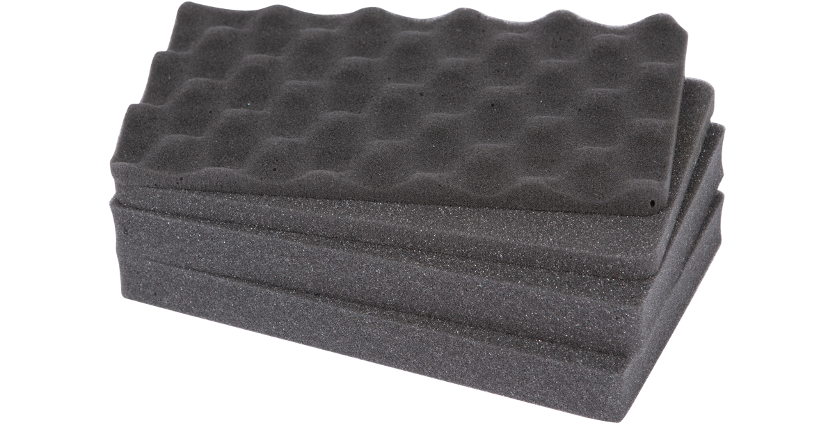 Cubed Foam iSeries 1006-3 Replacement accessory kit with custom fit foam inserts for single lid cases, ideal for protective cushioning.