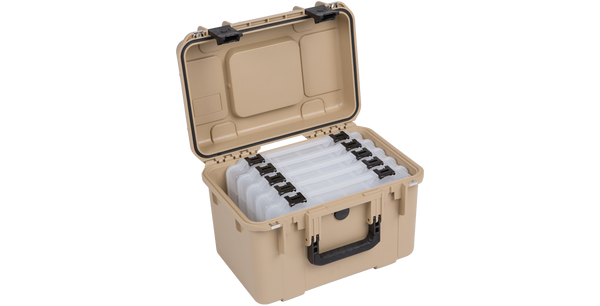 hand.case tackle.box Double-Sided Fishing Lure Hook Tackle Box Visible Hard Plastic Clear Fishing Lure Bait Squid Jig Minnows Hooks Accessory Storage Case Container (Clear-14 Slots 2Pcs) : Sports & Outdoors which is sealed behind a clear acrylic door iSeries 1610-10 Tackle Box -