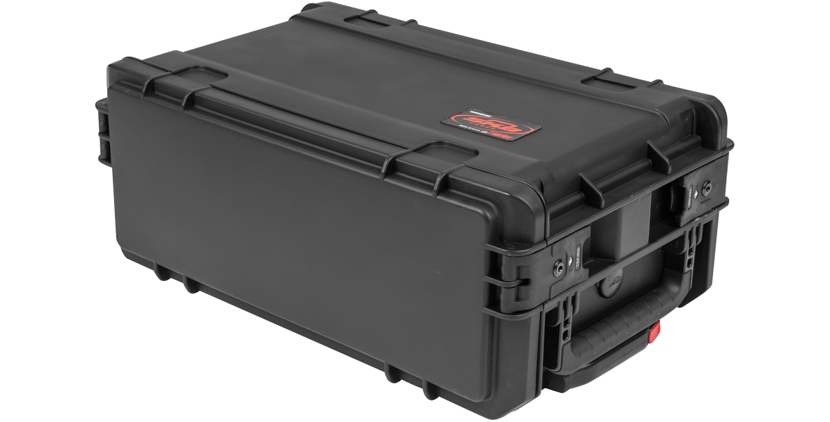 4U Injection Molded 11" Deep Rack w/Wheels, Black